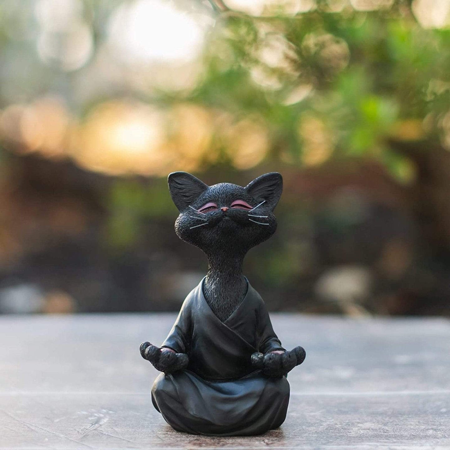 Kattenbeeld - ZenCat - Boeddha Design - Kalmerende Decor
