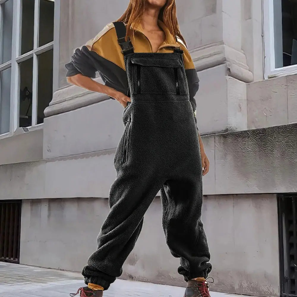 Fleece Overall - WarmFit - Verstelbare Bretels - Gezellige Winterstijl