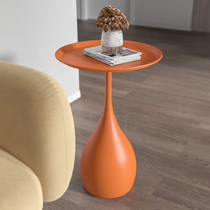 Bijzettafel - ModernStyle - Ronde Metaalbasis - Middeleeuws Design