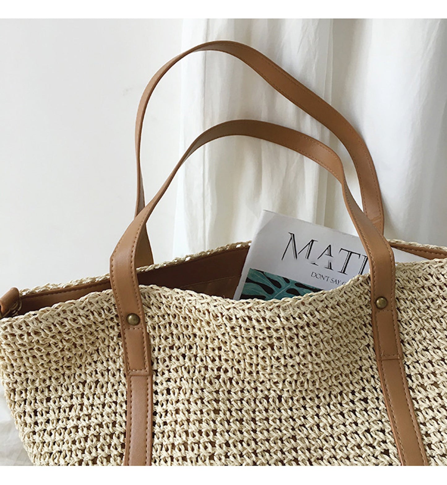 Tasje - BeachEssence - Geweven Riet - Bohemian Stijl