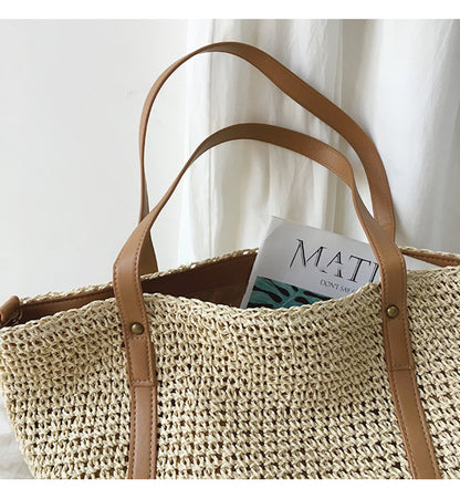 Tasje - BeachEssence - Geweven Riet - Bohemian Stijl