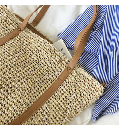 Tasje - BeachEssence - Geweven Riet - Bohemian Stijl