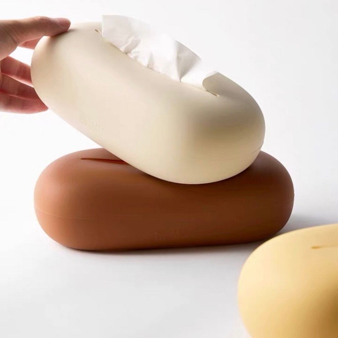 Tissue Box Houder - SoftBox - Siliconen Materiaal - Waterdichte Design