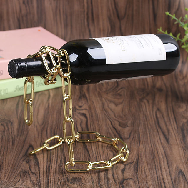 Wijnhouder - PrestigeHold - Stijlvol Design - Ketting Ondersteuning
