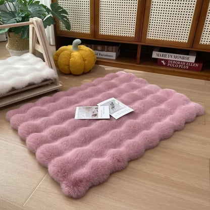 Nepbont Vloerkleed - PlushNest - Ultra-Zachte Textuur - Dagelijks Comfort
