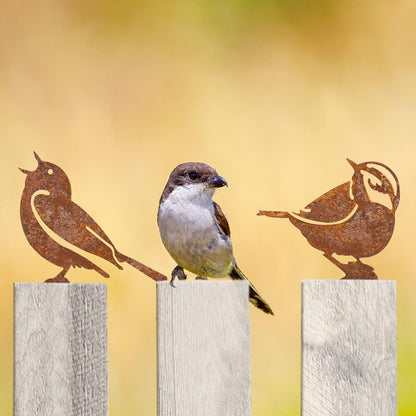 Tuin Vogels Set - SteelBird - Corten Metaal - Lente Decoratie