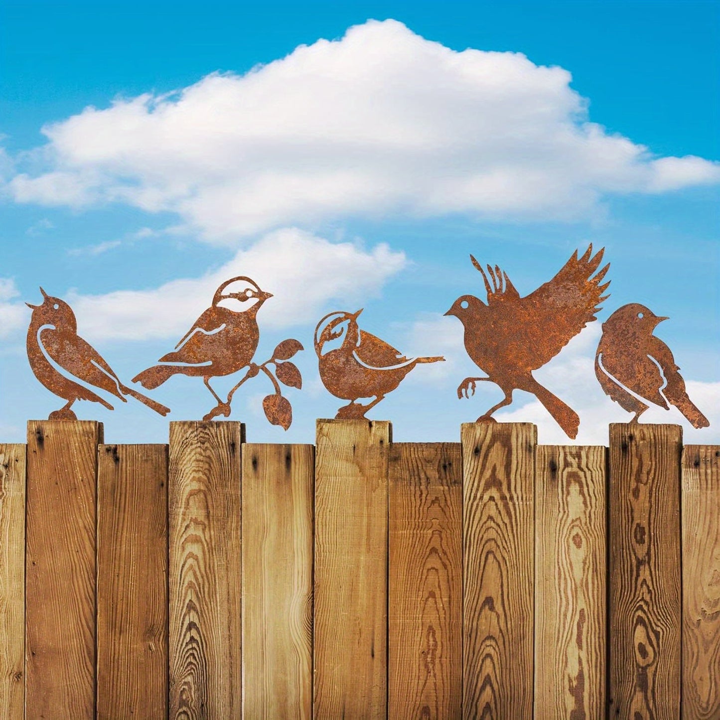 Tuin Vogels Set - SteelBird - Corten Metaal - Lente Decoratie