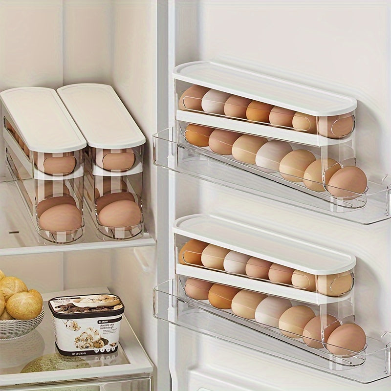 Eierdoos - RollEasy - Ruimtebesparend Design - Gemakkelijk Toegang