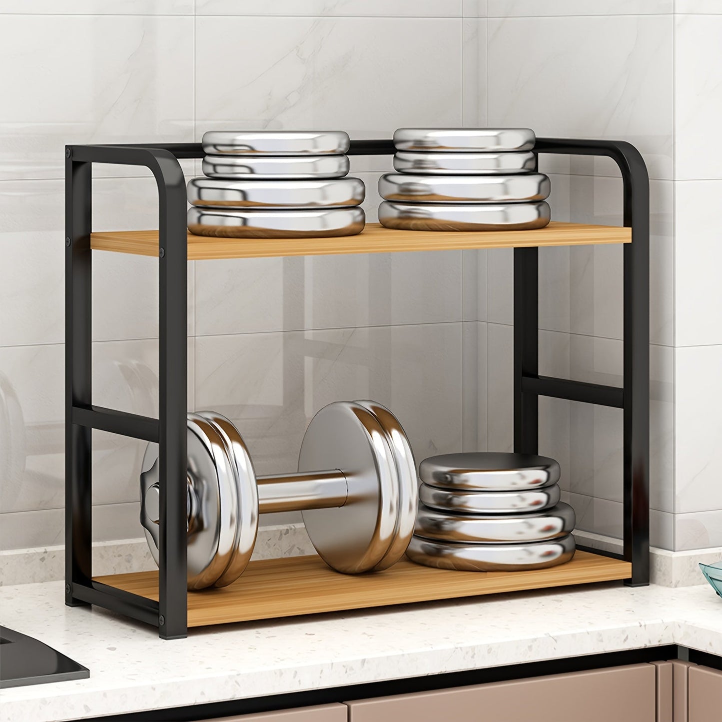 Keukenopbergrek - SpiceMate - 2-Laags Organizer - Keukenopslagrek