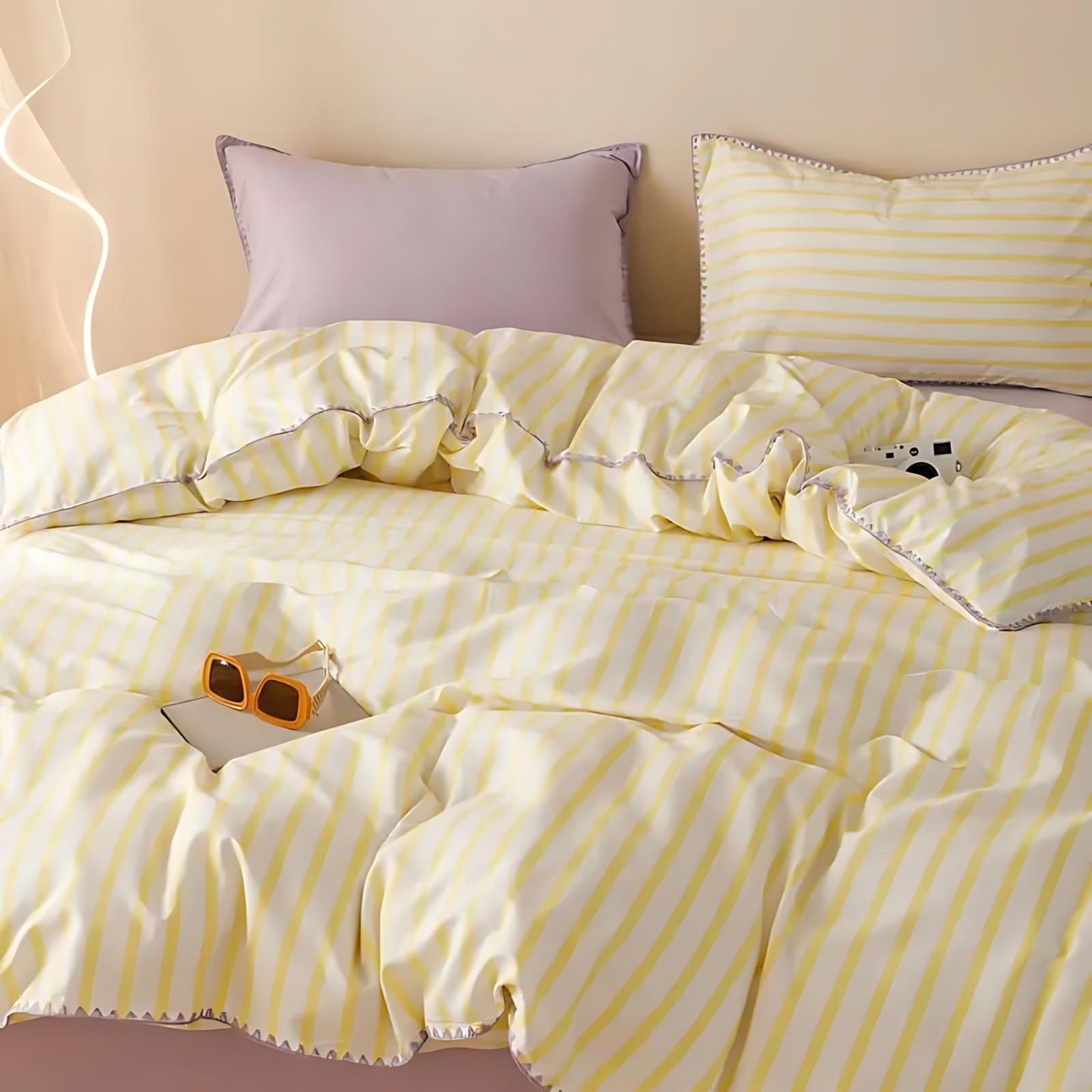 Beddengoed Set - DreamEase - Zacht Stof - Elegante Design