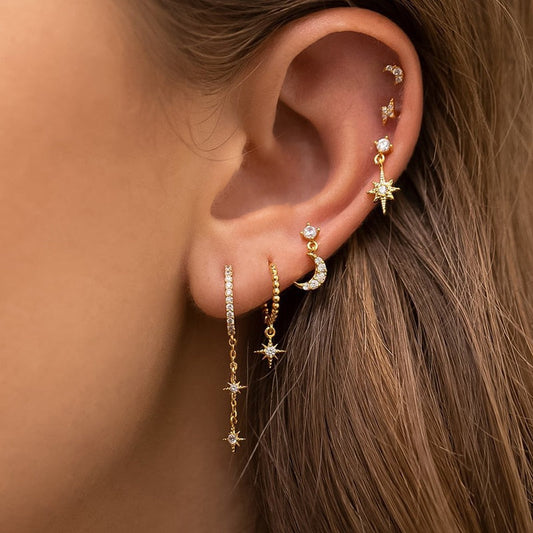 Ster Oorbellen Hangers – Astriva – Hemelse Sieraden – Elegant Cadeau voor Haar