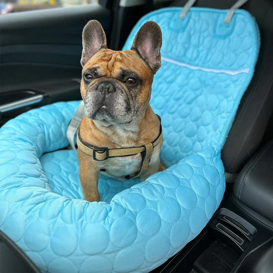 Koelend Autobed - PawsChill - IJszijden Hoes - Zomercomfort