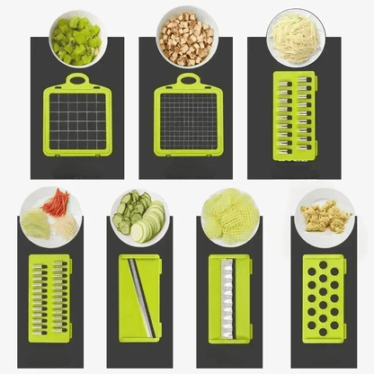 Groentesnijder - ChopMaster - 14-in-1 Multifunctioneel - Snel & Eenvoudig Snijden