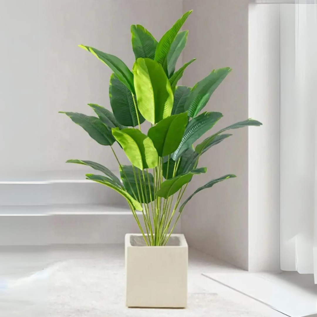 Kunstplant - GreenLeaf - Tropisch Loof - Decoratieve Woonaccessoire