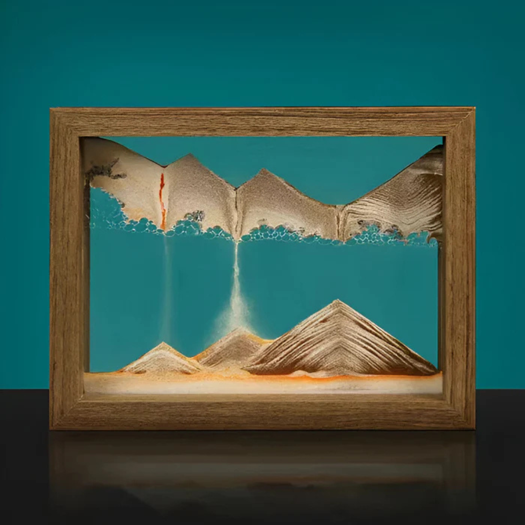Draaiende Zandkunst - SandScape - 3D Sculptuur - Stromend Zand