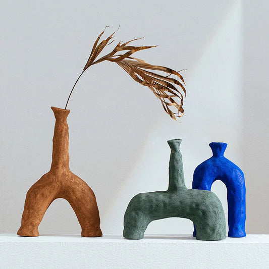 Keramische Vaas - FaylaArt - Elegant Ontwerp - Decoratief Huis