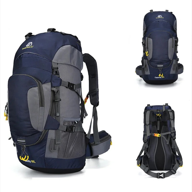 Waterdichte Rugzak - TrekPro - 60L Capaciteit - Ideaal voor Buitenavonturen