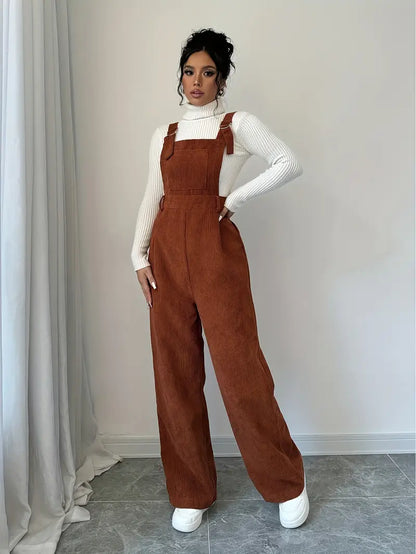 Tuinjumpsuit - CozyFit - Wijde Pijpen Design - Casual Chic
