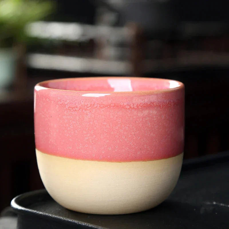Theekop - ColorGlow - Keramisch Design - Elegant met Verf Druppels