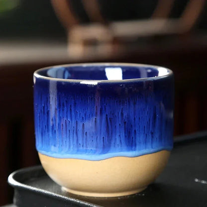 Theekop - ColorGlow - Keramisch Design - Elegant met Verf Druppels
