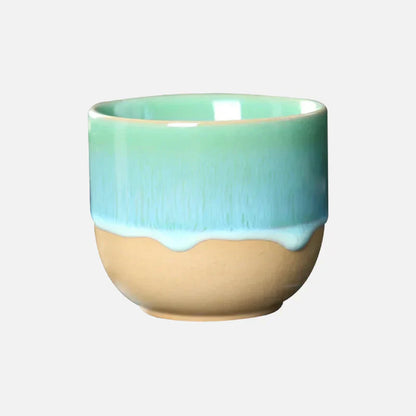Theekop - ColorGlow - Keramisch Design - Elegant met Verf Druppels