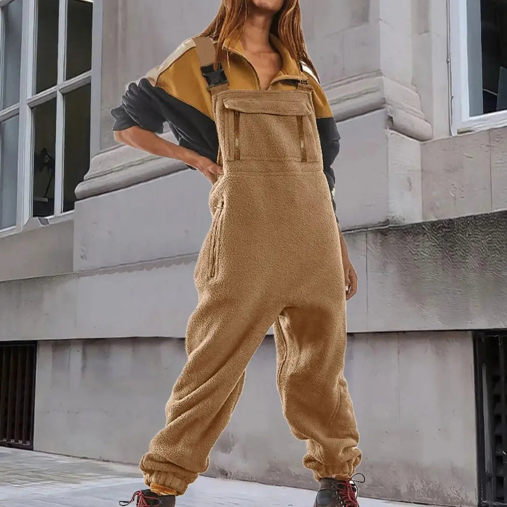Fleece Overall - WarmFit - Verstelbare Bretels - Gezellige Winterstijl