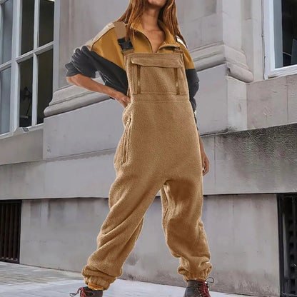 Fleece Overall - WarmFit - Verstelbare Bretels - Gezellige Winterstijl