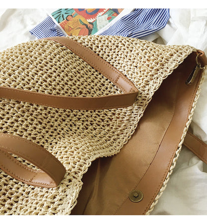 Tasje - BeachEssence - Geweven Riet - Bohemian Stijl