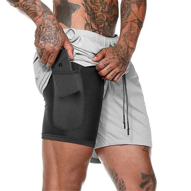 Hardloopshorts - SportFlex - Dubbele Laag - Sneldrogend