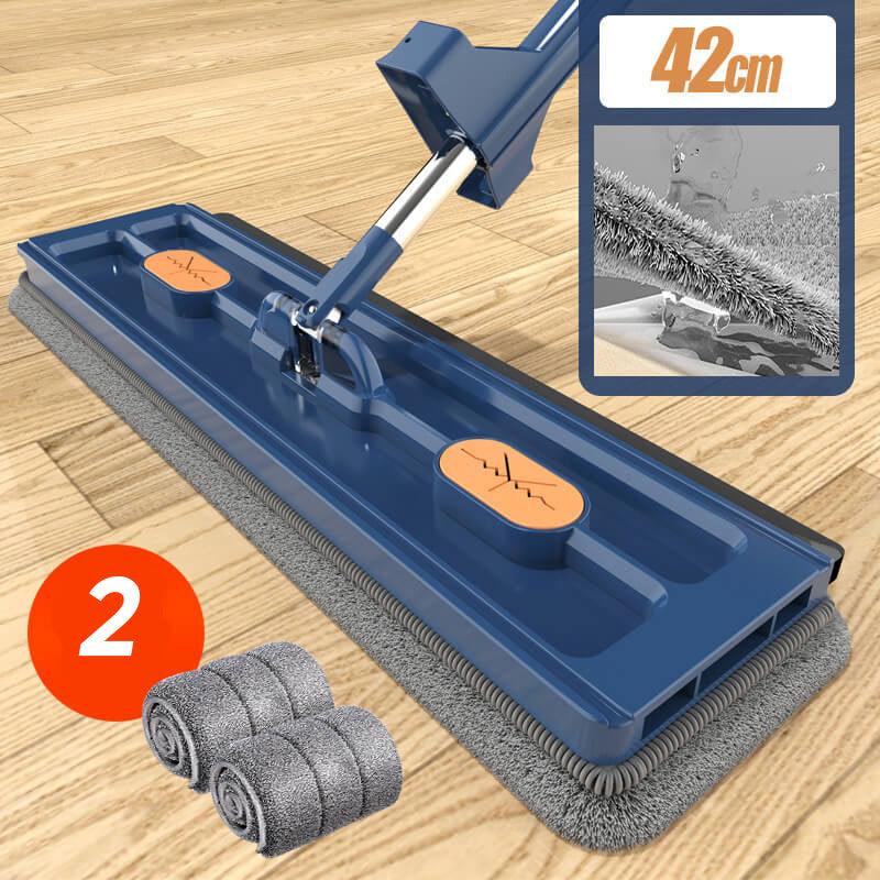Vloermop - CleanEase - 360° Rotatie - Microvezel Pads