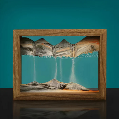 Draaiende Zandkunst - SandScape - 3D Sculptuur - Stromend Zand