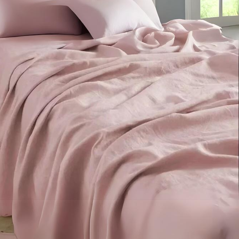 Flessenlaken - Linenova - Steenzoutgewassen - Ademend Comfort