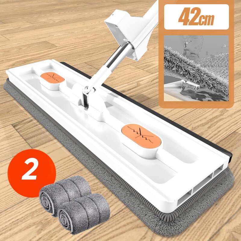 Vloermop - CleanEase - 360° Rotatie - Microvezel Pads
