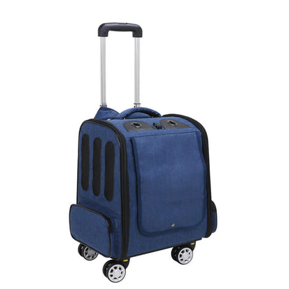 Huisdier Reisrugzak - PawVoyager - Opvouwbaar Ontwerp - Trolley Compatibel