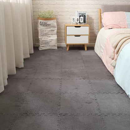Vloerkleed Set - CozyTiles - Zacht Mat - Wasbaar & Anti-Drop