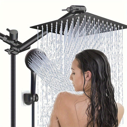 Douchekop Set - AquaFlex - Drukverhoging - Drie Spuitstanden