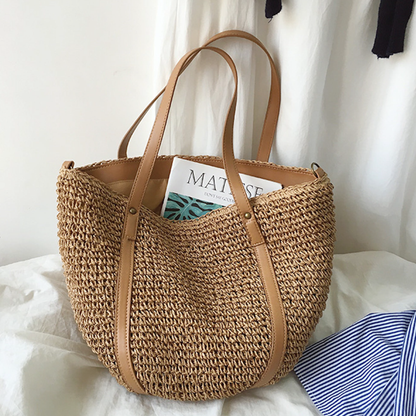 Tasje - BeachEssence - Geweven Riet - Bohemian Stijl