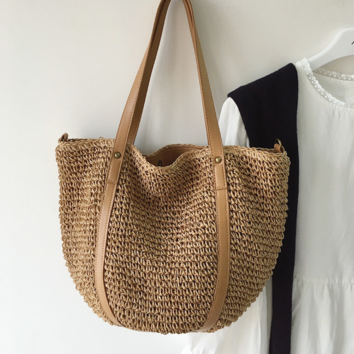 Tasje - BeachEssence - Geweven Riet - Bohemian Stijl