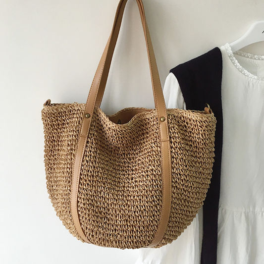 Tasje - BeachEssence - Geweven Riet - Bohemian Stijl