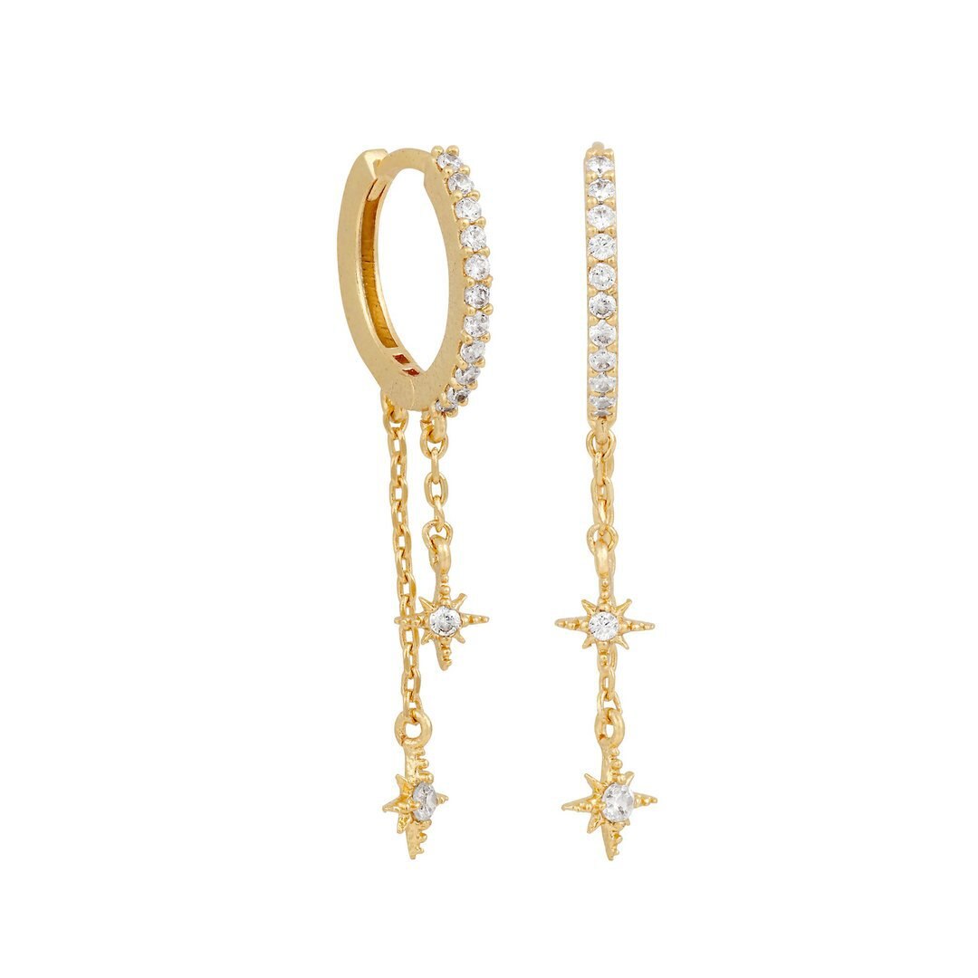 Ster Oorbellen Hangers – Astriva – Hemelse Sieraden – Elegant Cadeau voor Haar