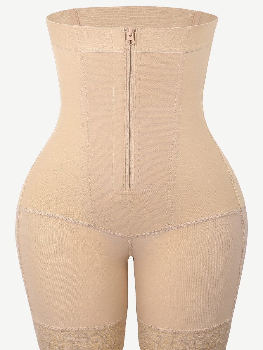Shapewear Shorts - SculptEase - Hoge Taille Pasvorm - Stalen Bot Ondersteuning