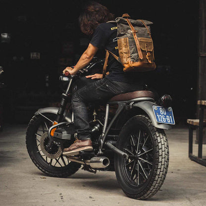 Rugzak - TrekMate - Militaire Canvas - Roltop Design