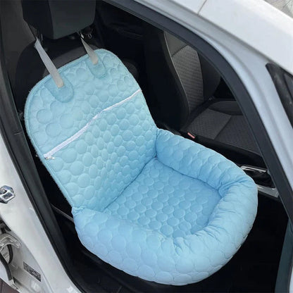 Koelend Autobed - PawsChill - IJszijden Hoes - Zomercomfort