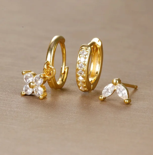 Oorbellen Set - EleganceGem - Verfijnd Design - Stijlvol Accessoire