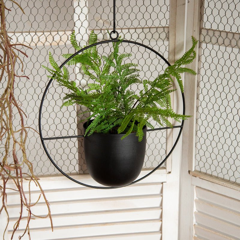 Hangende Bloempot - DecoBloom - Metalen Ketting - Elegante Uitstraling