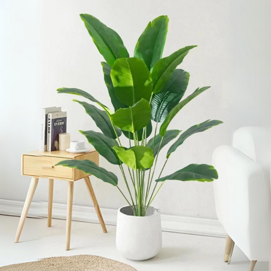 Kunstplant - GreenLeaf - Tropisch Loof - Decoratieve Woonaccessoire