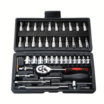 Gereedschapskist - ProMax - 46-Delige Set - Professionele Kwaliteit