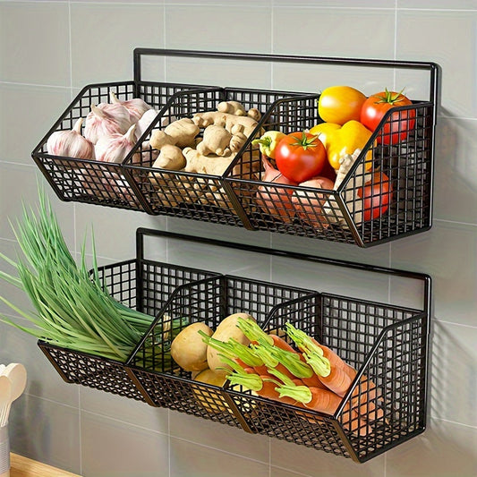 Opbergmand - HomeMax - Muurbevestiging - Groente Organizer