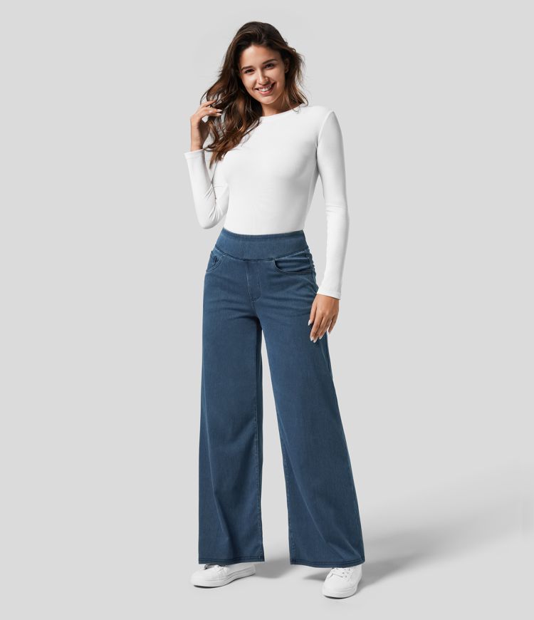 Hoge Taille Broek - ComfyFit - Elastische Stretch - Comfort de Hele Dag