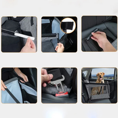 Hondenmand - CozyMax - Honden Autostoel - Reiscomfort